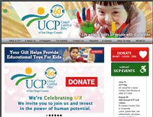 Tablet Screenshot of fundraise.ucpsd.org